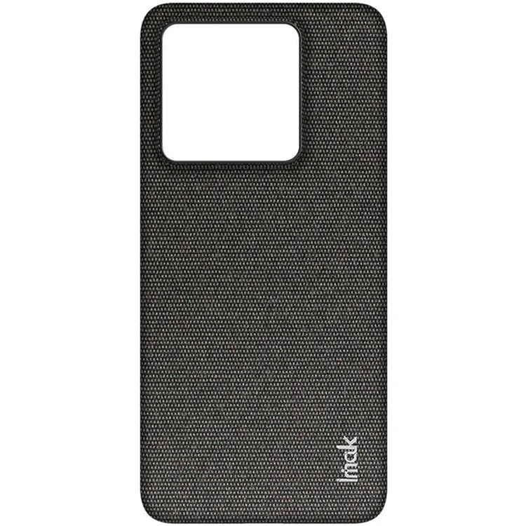 IMAK Ruiyi Series for Xiaomi 14T Pro Case Fabric Texture Leather+PC Phone Back Cover - Black