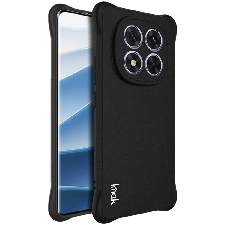IMAK Coque pour Xiaomi Redmi Note 14 Pro 5G, Étui en TPU Housse de Protection Airbag Antichoc - Noir