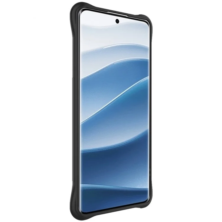 IMAK Coque pour Xiaomi Redmi Note 14 Pro 5G, Étui en TPU Housse de Protection Airbag Antichoc - Noir