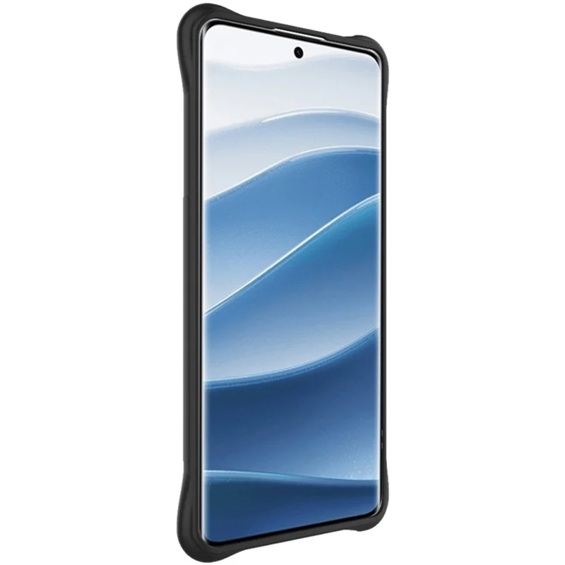 IMAK til Xiaomi Redmi Note 14 Pro+ 5G TPU-håndkasse med luftkammer stødfast beskyttelse - Sort