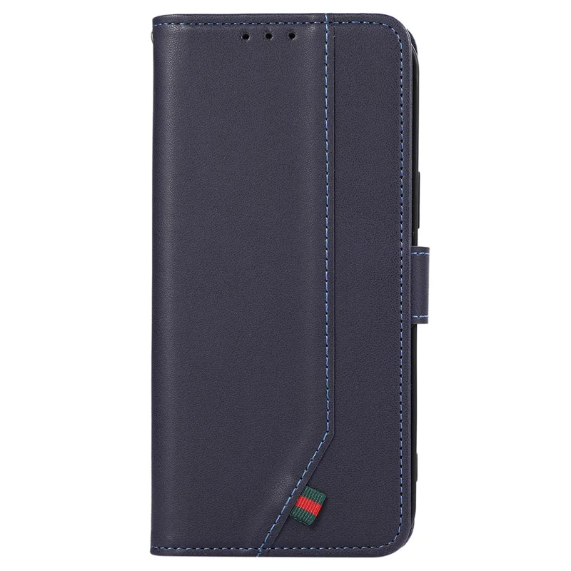 For Motorola Moto G35 5G Case RFID Blocking Flip Leather Phone Cover - Blue