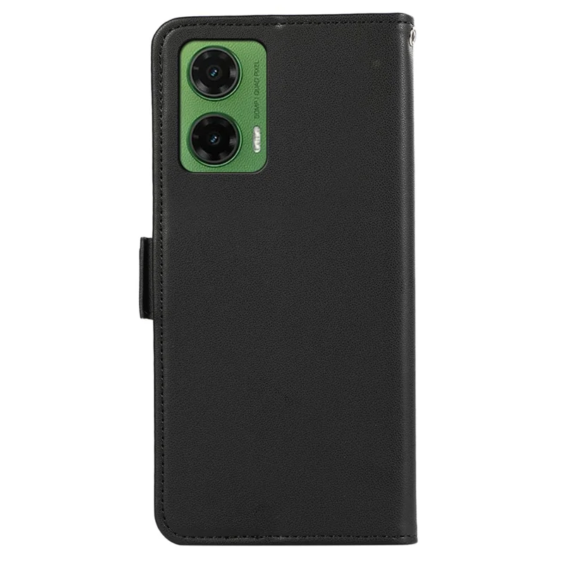 ABEEL Custodia in pelle con blocco RFID per Motorola Moto G35 5G - Nero