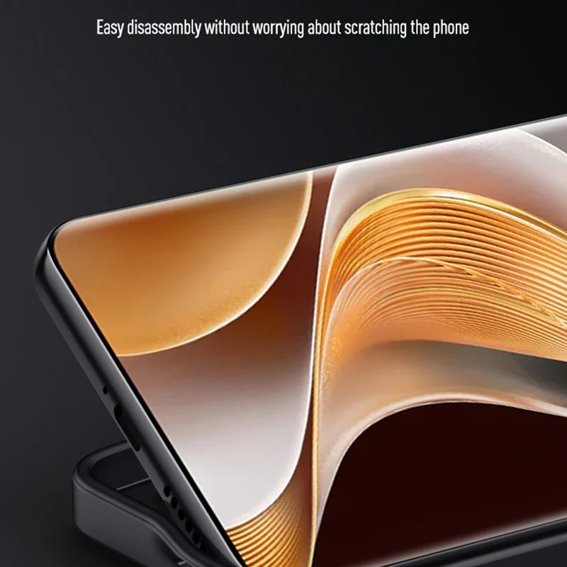 Étui pour vivo V40e 5G - Texture bois, revêtement en cuir PU, coque PC+TPU - Marron