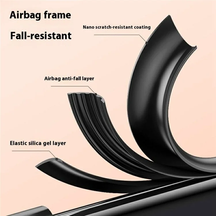 Für Honor X60 5G Hülle, stoßfest, aus PU-Leder + TPU, Handyhülle - Schwarz