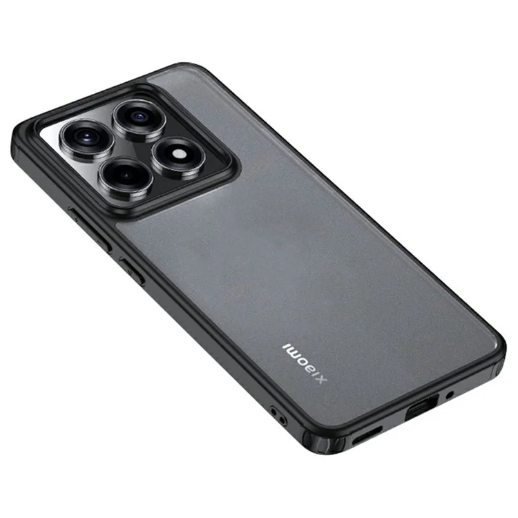 For Xiaomi 14T Case PC+TPU Phone Cover Airbag Protection - Black
