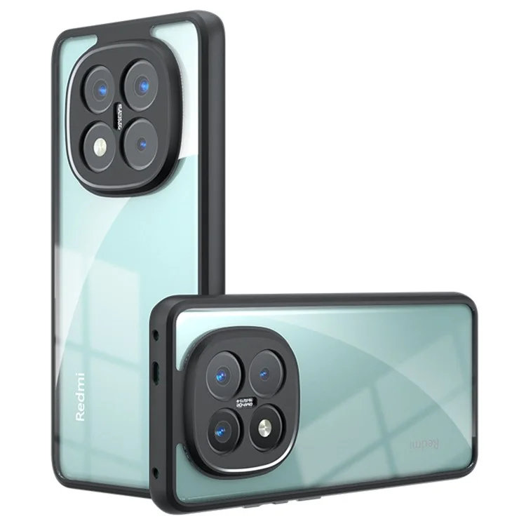 Per Xiaomi Redmi Note 14 Pro+ 5G Custodia TPU+PC Antiurto Trasparente Cover per Telefono