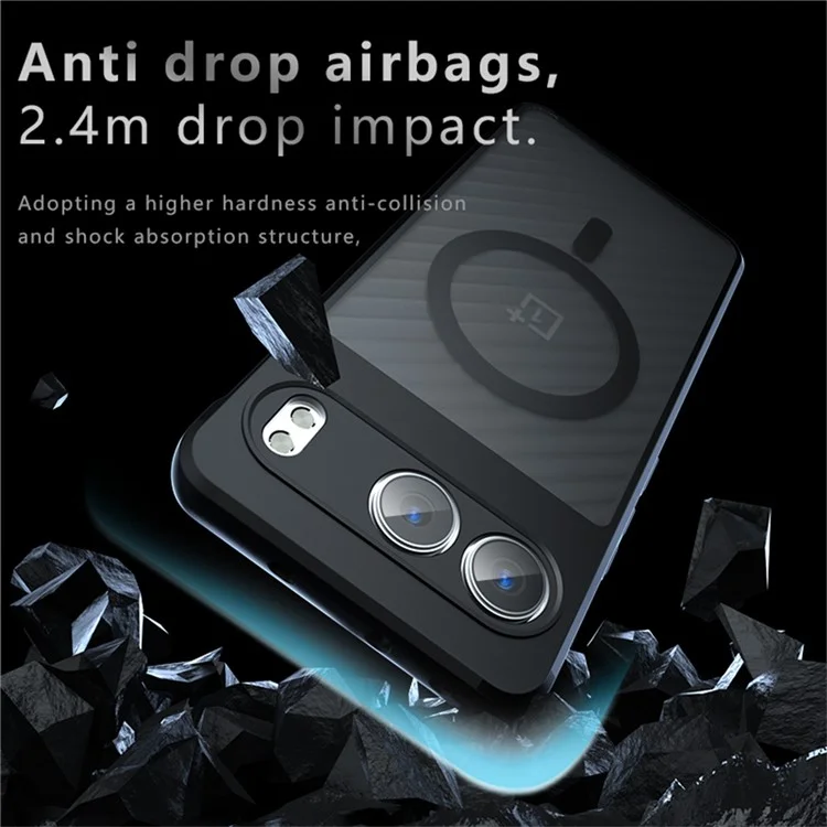 Per OnePlus Nord 4 Case Compatibile con MagSafe TPU+PC Opaco Cover per Telefono