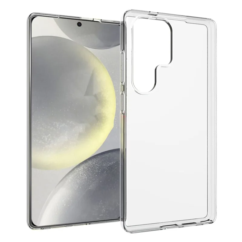 Transparante TPU-hoesje voor Samsung Galaxy S25 Ultra, anti-vingerafdruk, kristalhelder