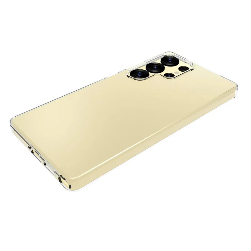 Transparante TPU-hoesje voor Samsung Galaxy S25 Ultra, anti-vingerafdruk, kristalhelder