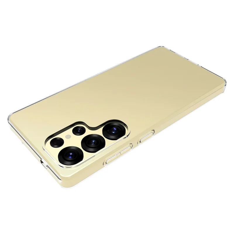Transparante TPU-hoesje voor Samsung Galaxy S25 Ultra, anti-vingerafdruk, kristalhelder