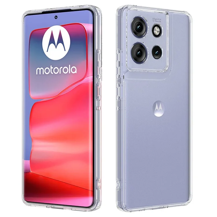 Für Motorola Edge 50 Neo 5G / Moto S50 5G / Thinkphone 25 5G Klare Handyhülle TPU+Acryl Stoßfeste Handyrückseite