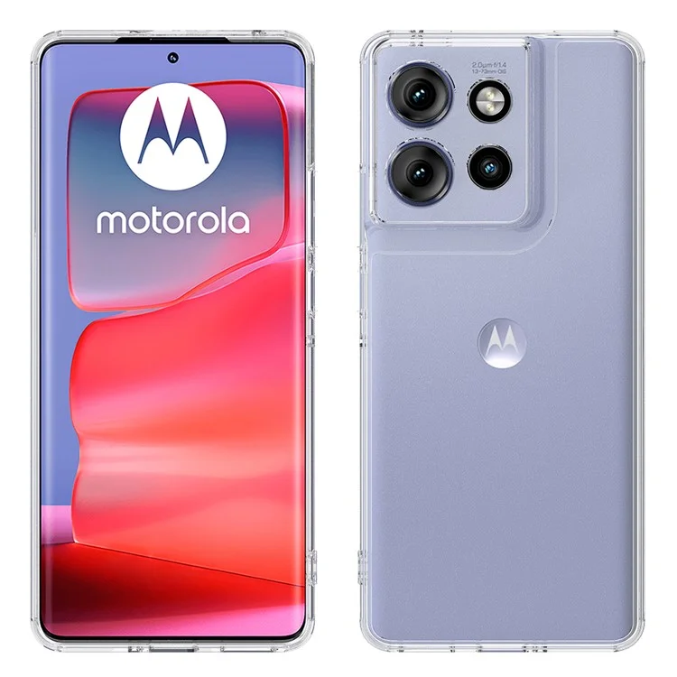 Für Motorola Edge 50 Neo 5G / Moto S50 5G / Thinkphone 25 5G Klare Handyhülle TPU+Acryl Stoßfeste Handyrückseite