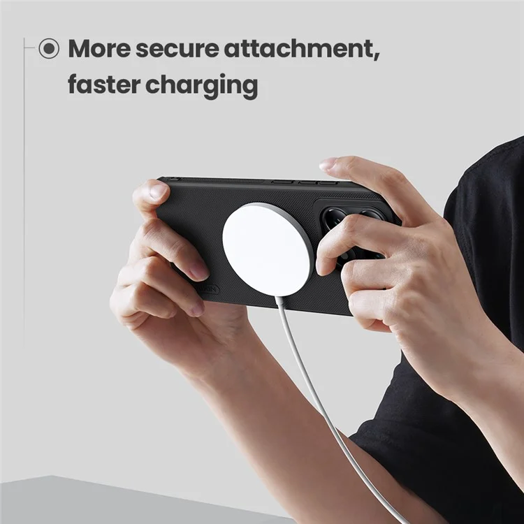 NILLKIN Frosted Shield Pro for Xiaomi 14T Magnetic Case PC+TPU Anti-Fall Phone Cover