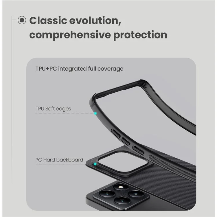 NILLKIN Frosted Shield Pro for Xiaomi 14T Magnetic Case PC+TPU Anti-Fall Phone Cover