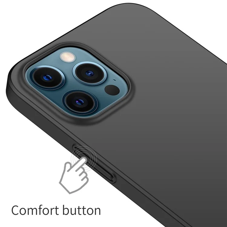 Hard PC -schutzhülle Für Iphone 12 Pro Max 6,7 Zoll, Schockdes Mobilfunkabdeckungsabdeckung Mit Mobiltelefonen - Schwarz