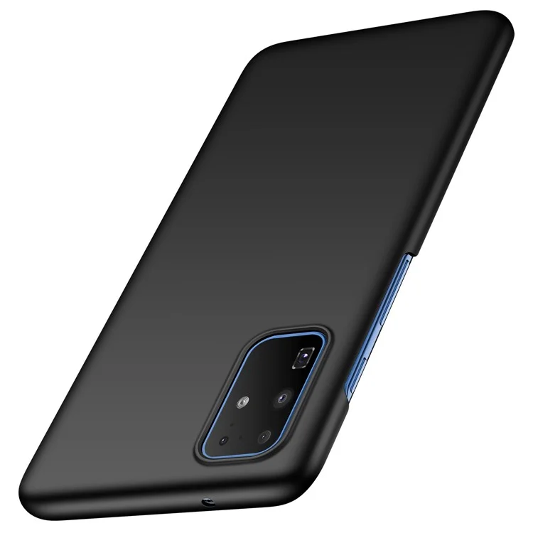Pour Samsung Galaxy S20 5G / 4G Étui de protection PC Anti-rayure Coque de téléphone portable Couleur unie - Noir