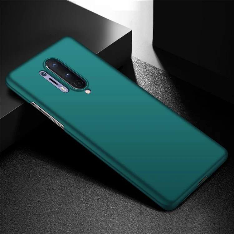 Для OnePlus 8 Pro Ультратонкий защитный чехол из поликарбоната с защитой от отпечатков пальцев и пыли, цветной чехол для телефона - зеленый