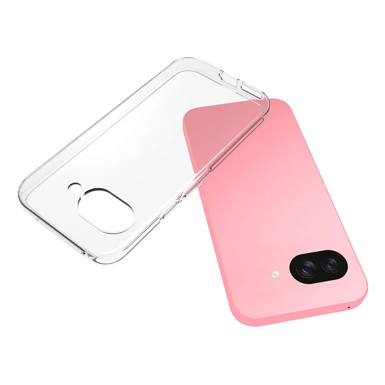 Pour Google Pixel 9a Clear Phone Case Watermark-Resistant TPU Back Cover
