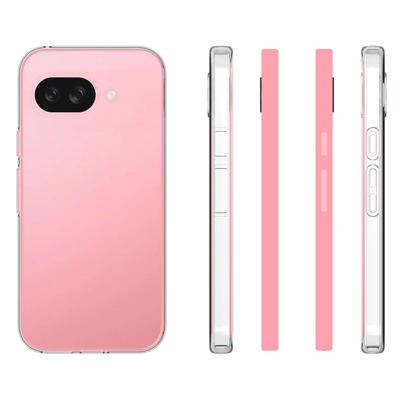Pour Google Pixel 9a Clear Phone Case Watermark-Resistant TPU Back Cover