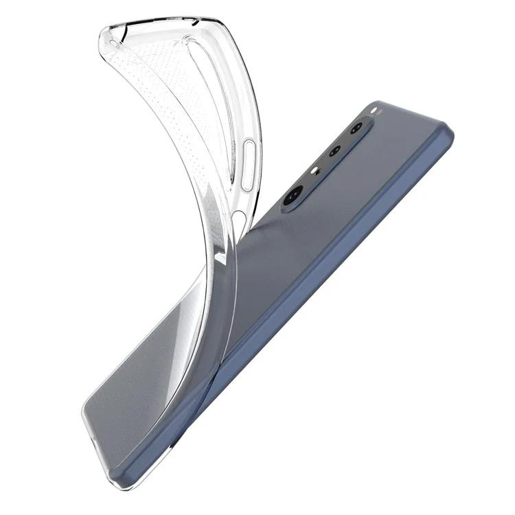 Per Sony Xperia 1 III 5G HD Crystal Clear Phone Back Shell Shockproof Flexible TPU Slim Phone Case