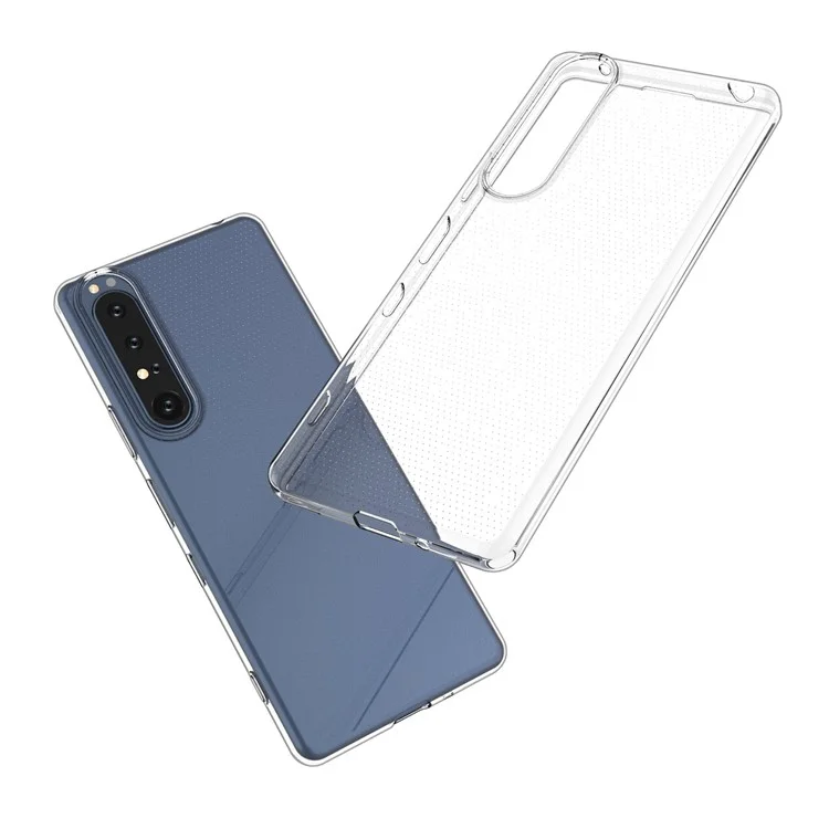 Per Sony Xperia 1 III 5G HD Crystal Clear Phone Back Shell Shockproof Flexible TPU Slim Phone Case