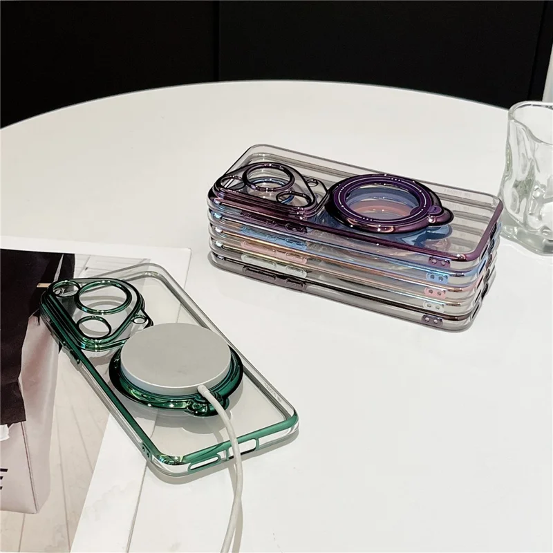For Huawei Pura 70 Ultra Case Kickstand PC+TPU Magnetic Phone Cover - Purple