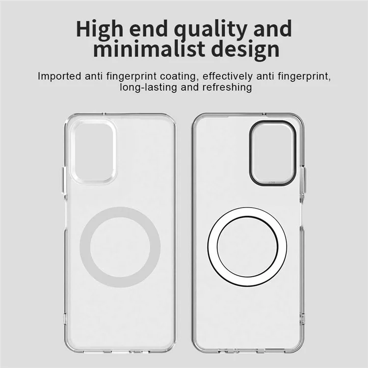 Candy Series per custodia Motorola Moto G35 5G compatibile con MagSafe PC+TPU+PET Anti-Drop Phone Cover - Bianco