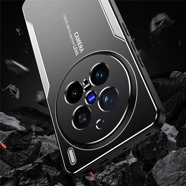 Для vivo X200 Pro 5G Чехол для телефона Алюминиевый сплав + TPU + PC Задняя крышка - Золотой