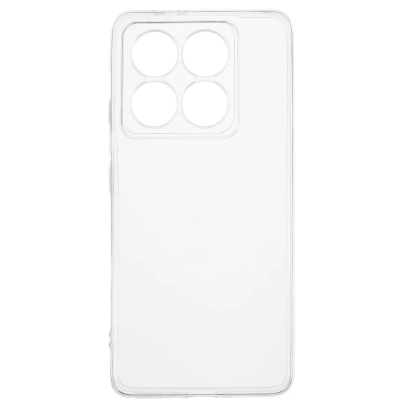 For Xiaomi 14T Pro Shockproof Case 1.5mm Thickness Clear TPU Phone Cover