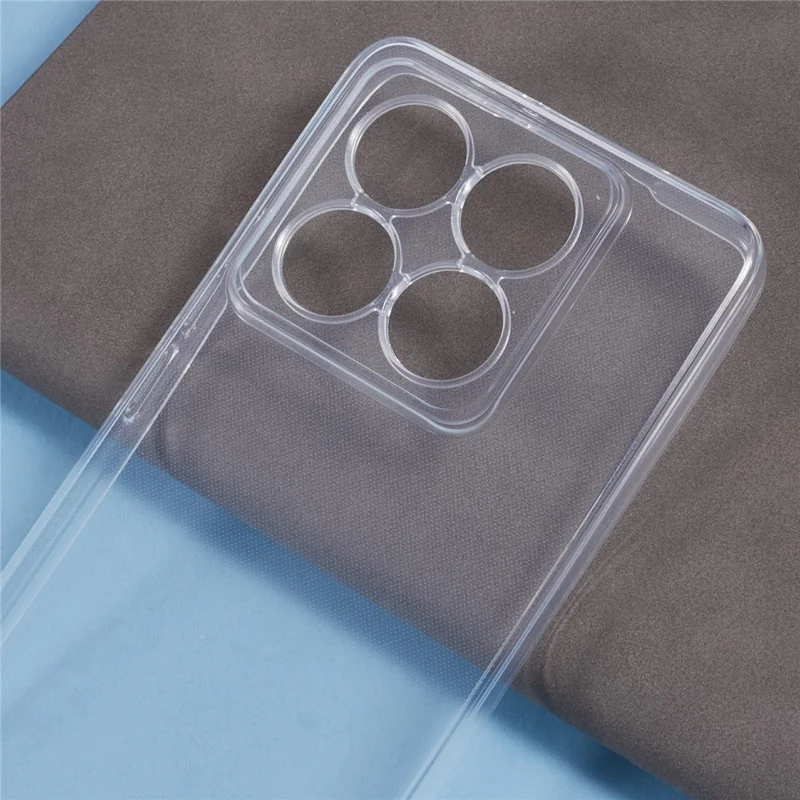 For Xiaomi 14T Pro Shockproof Case 1.5mm Thickness Clear TPU Phone Cover