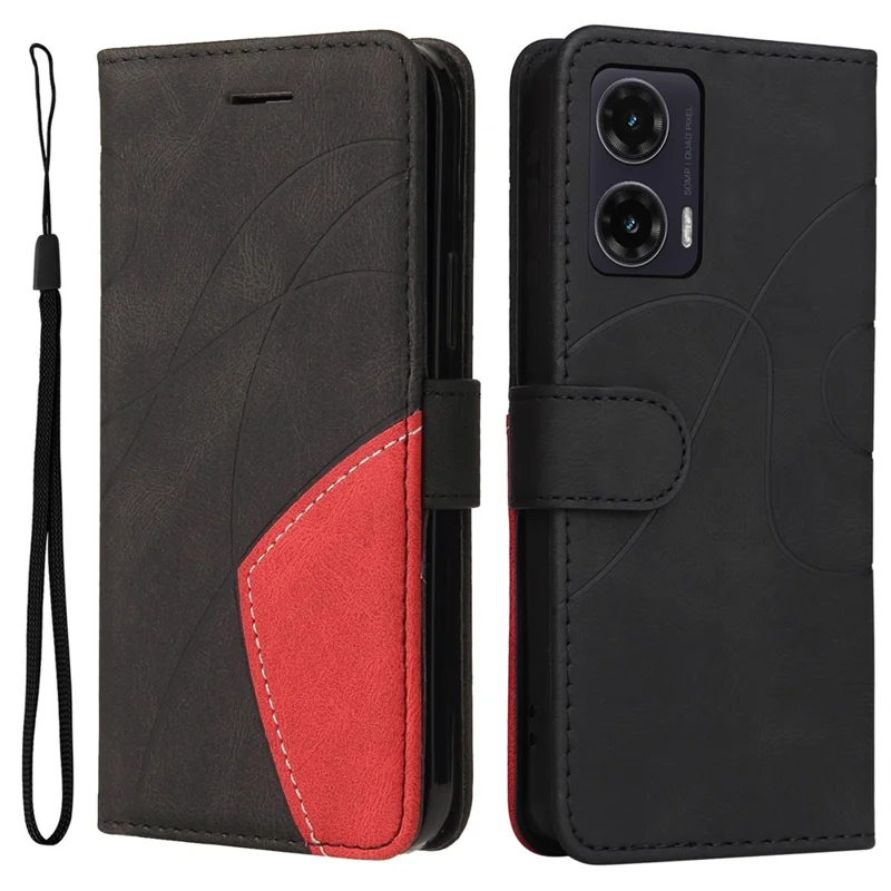Serie KT Leather-1 per custodia Samsung Galaxy S25 Ultra, copertura per telefono con portafoglio e supporto, colore: nero.