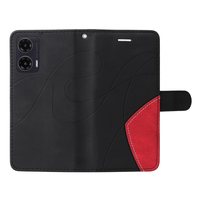 Serie KT Leather-1 per custodia Samsung Galaxy S25 Ultra, copertura per telefono con portafoglio e supporto, colore: nero.