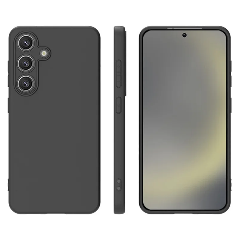 WANLONFENG MS Series for Samsung Galaxy S25 TPU Case Matte Back Cover with Tempered Glass