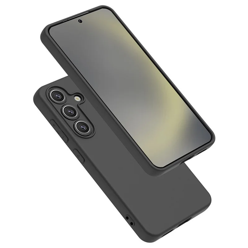 WANLONFENG MS Series for Samsung Galaxy S25 TPU Case Matte Back Cover with Tempered Glass