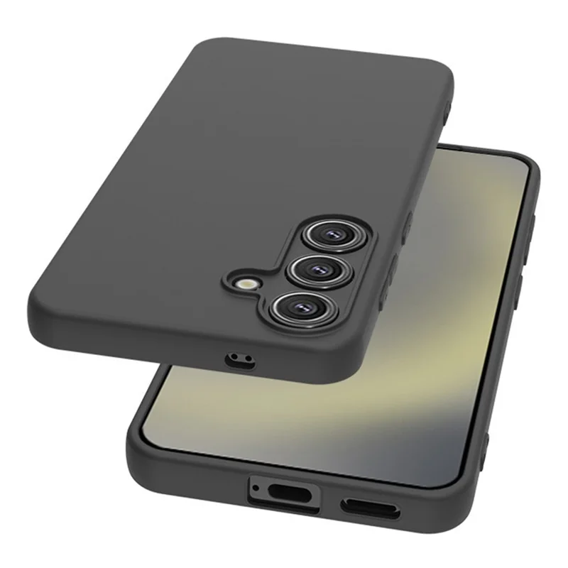 WANLONFENG MS Series for Samsung Galaxy S25 TPU Case Matte Back Cover with Tempered Glass