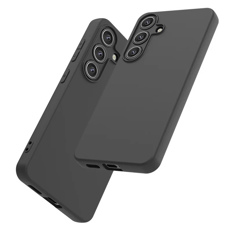 WANLONFENG MS Series for Samsung Galaxy S25 TPU Case Matte Back Cover with Tempered Glass