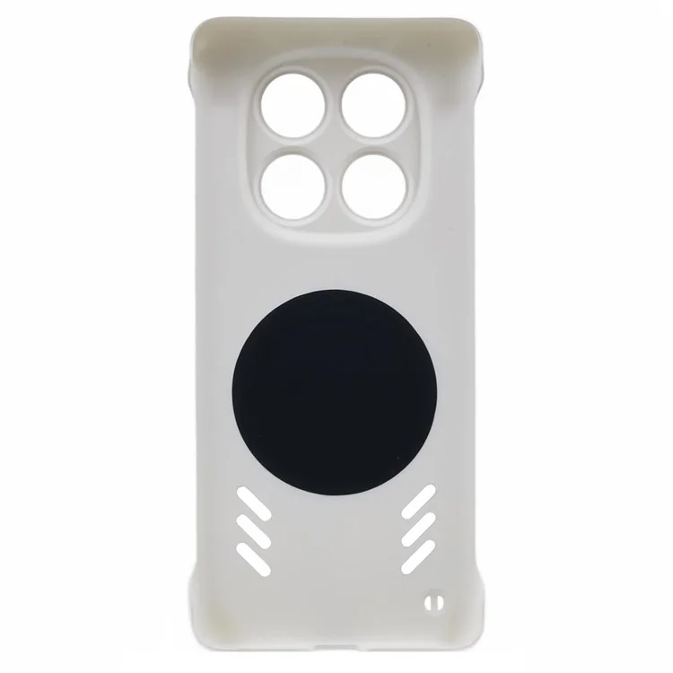 For Xiaomi Redmi Note 14 Pro 5G / Poco X7 5G Case Hard PC Frameless Heat Dissipation Phone Cover - White
