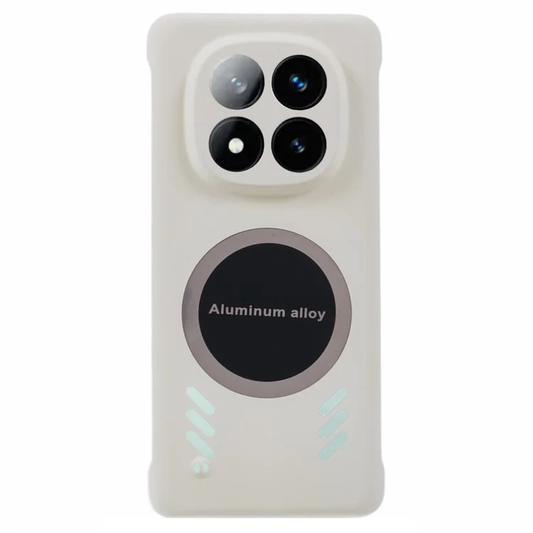 For Xiaomi Redmi Note 14 Pro+ 5G Case Hard PC Frameless Heat Dissipation Phone Cover - White