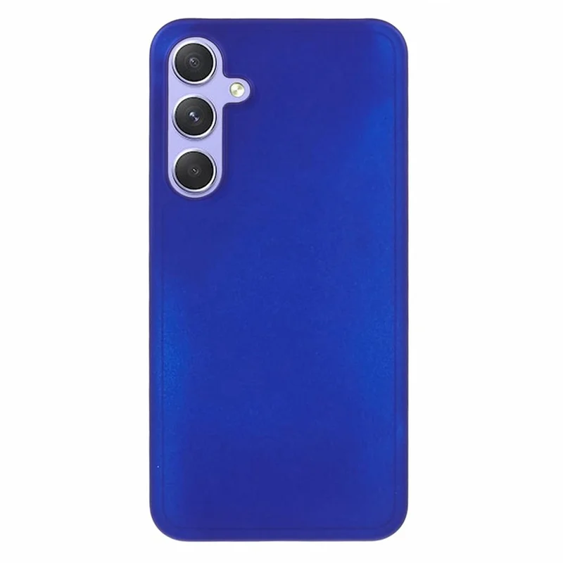 For Samsung Galaxy S25 Case Hard PC Frosted Minimalist Phone Cover - Blue