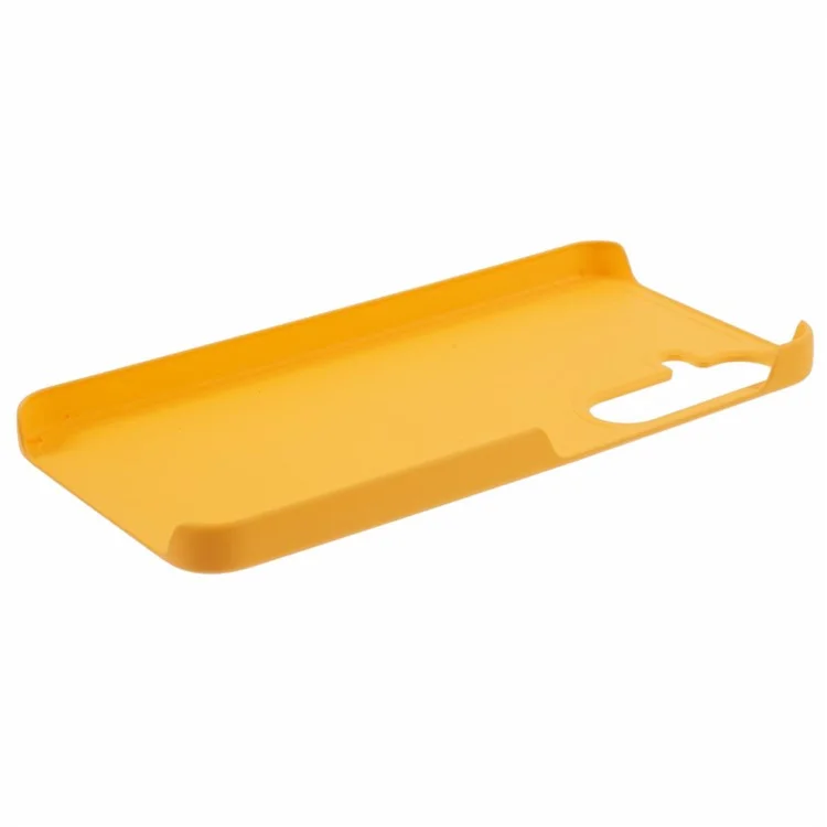 Capa para Samsung Galaxy S25+ Case Hard PC Fosco Minimalista - Amarelo