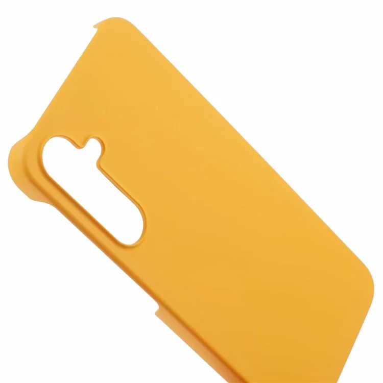 Capa para Samsung Galaxy S25+ Case Hard PC Fosco Minimalista - Amarelo