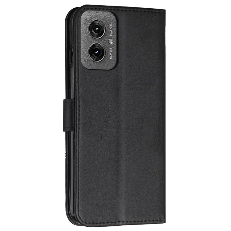 Pour Motorola Moto G55 5G Case Stand Flip Protective Leather Phone Cover - Jaune