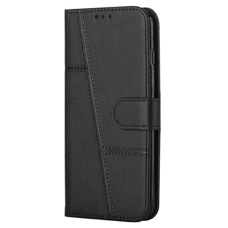 Pour Motorola Moto G55 5G Case Stand Flip Protective Leather Phone Cover - Jaune
