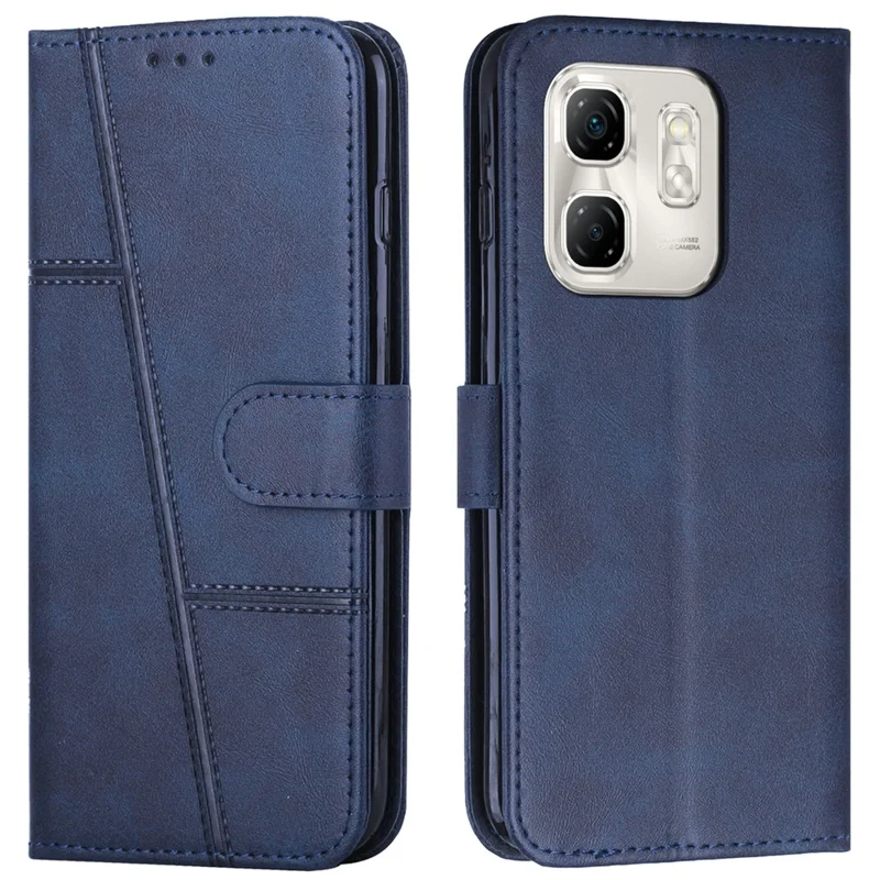 For Infinix Hot 50i 4G / Smart 9 4G Case Stand Flip Protective Leather Phone Cover - Sapphire