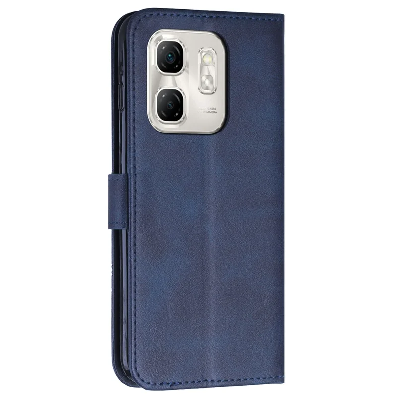 For Infinix Hot 50i 4G / Smart 9 4G Case Stand Flip Protective Leather Phone Cover - Sapphire