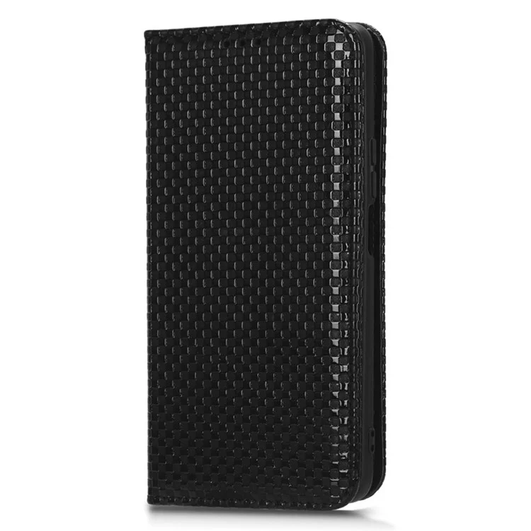 Для Чести X9 5g / X30 5G / Magic4 Lite 5g-кошелек Стенд Текстура Текстура Корпус PU - Черный
