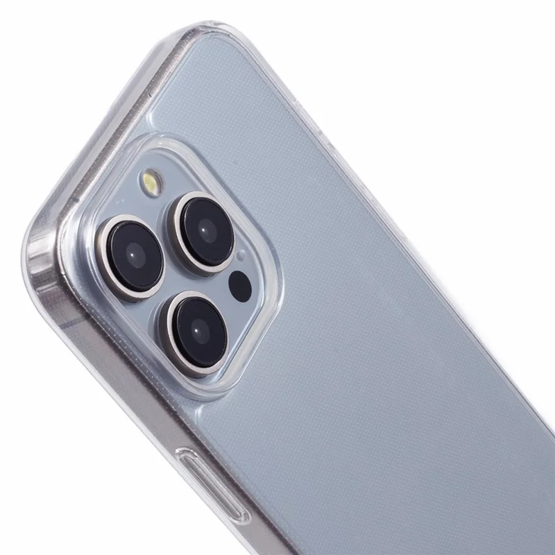 TPU Transparante Hoesje voor iPhone 15 Pro met Lanyardgat 1,8 mm