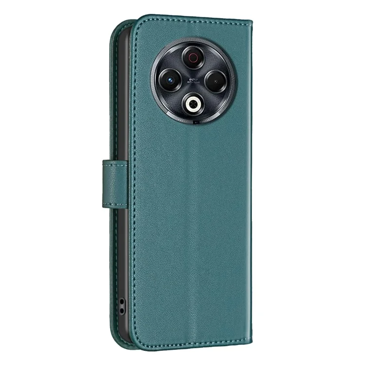 BINFEN COLOR BF17 Para TECNO Spark 30 4G Case Carteira Folio Flip Capa de Couro - Verde