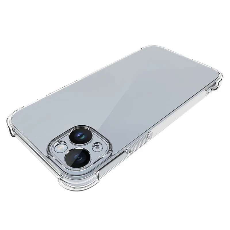 WANLONFENG WL Series for iPhone 14 TPU Case 2.0mm Phone Cover with Tempered Glass Film