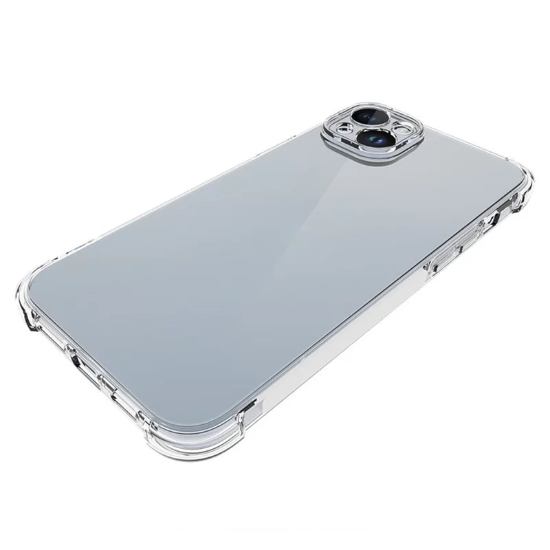 WANLONFENG WL Series for iPhone 14 TPU Case 2.0mm Phone Cover with Tempered Glass Film